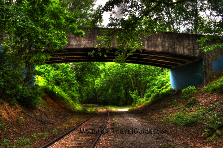 Murphy River Walk underpass. Murphy, North Carolina