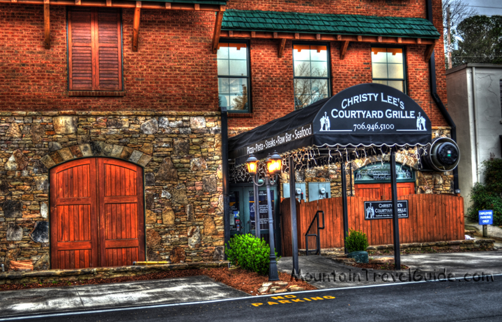 Christy Lee's Courtyard Grille Door, Trackside