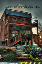 Moose Hollow Trading Post, Back of Fannin Tobacco & Candy Company Building