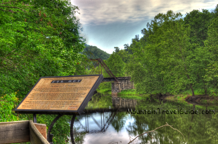 Leech Place Overlook. Murphy River Walk, Murphy NC